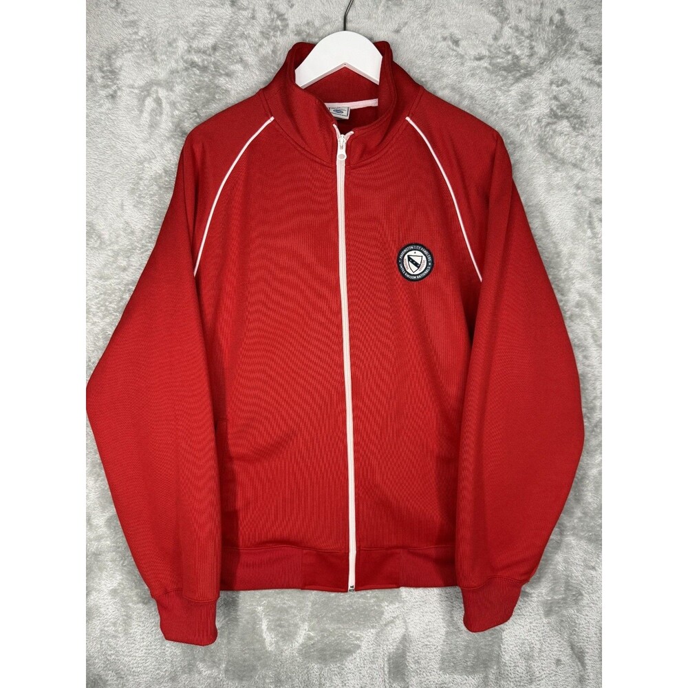Vtg Old Navy Track Jacket Mens XL Red Paddington City Ramblers United Kingdom